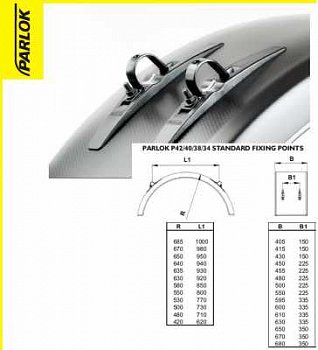 Крепление крыла PARLOK 42 R650