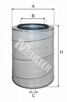 Фильтр воздушный MB     (d=138  D=240  H=375)