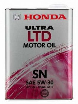 Масло мот. 5w30 Honda ultra LTD 4л.
