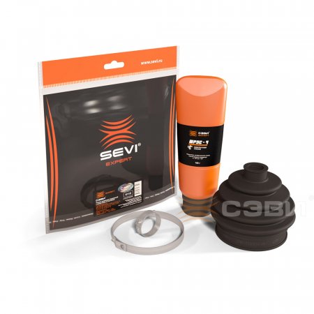 Пыльник ШРУСа ВАЗ 2108-21099, 2113-2115, 2170, 2190 внешний с хомутами и смазкой