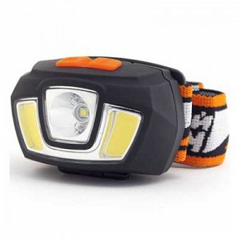 Фонарь ЯРКИЙ ЛУЧ LH-260S "Stalker"налобный CREE XP-G2 260лм+2COB,диммер, датчик освещ. на 3xAAA