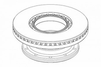 Диск тормозной 378*45*150 LM