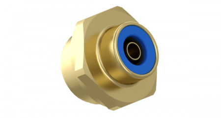 Соединитель (бронза) прямой / M22 - 08мм