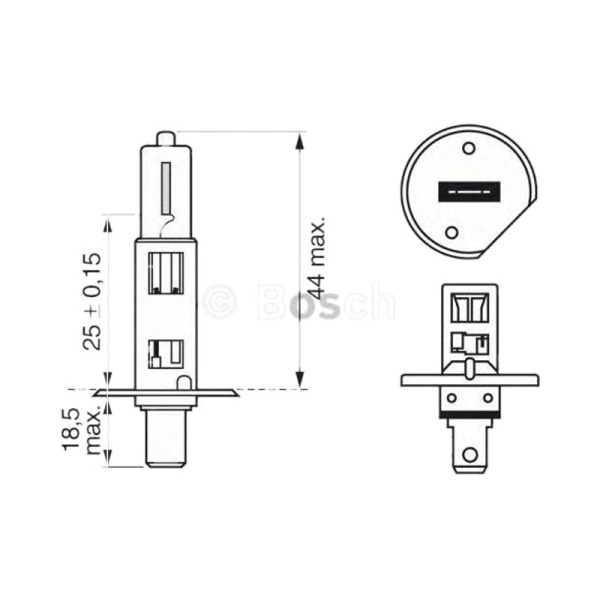 Лампа галоген 24V Н1 70W