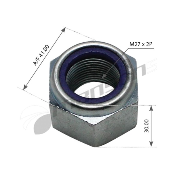 Гайка M27x2 болта рессорного SHMITZ