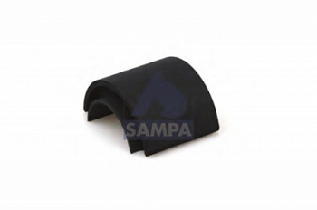 Втулка стабилизатора D=96,5mm/d=62mm/H1=80mm/H2=70mm (половинка) DAF/IVECO