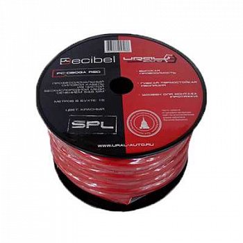 Кабель Акустический  (силовой бескислородная ) красный URAL (УРАЛ) PC-DB0GA RE  0GA цена за 1 метр