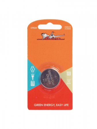 Батарейка AIRLINE литиевая CR2032 дисковая 3V (цена за 1 батарейку) бл/1