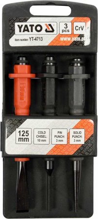 Набор интрумента,зубила и пробойники с протектором