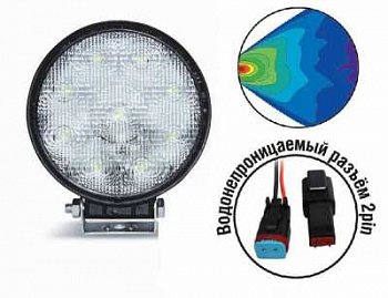 Светодиодная фара "OFF-Road" AVS FL-1206 (27W) серия "Basic"