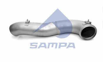 труба выхлопного газа! задняя L=781