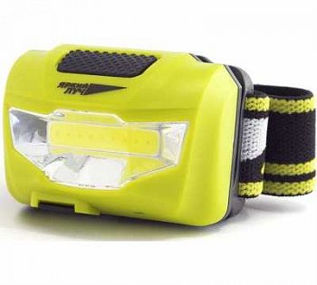 Фонарь ЯРКИЙ ЛУЧ LH-180 ACCU налобный, светодиод СОВ 3W 180Lm, 2 реж, аккум Li-Po 1200 mAh