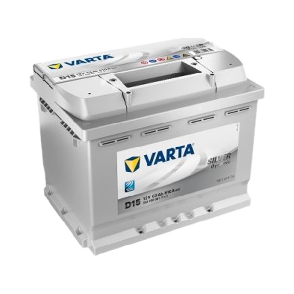 АКБ  63 а/ч VARTA Silver Dynamic 63 А/ч обратный R+ 242x175x190 L2 EN 610 А