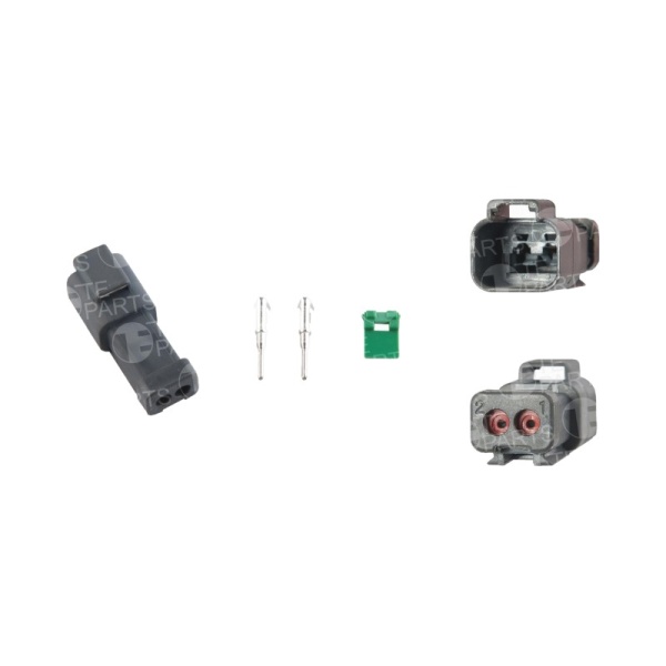 Разъём 2х контактный (ответная часть 7802135) (2-pin, 2 уплотнения, фиксатор)