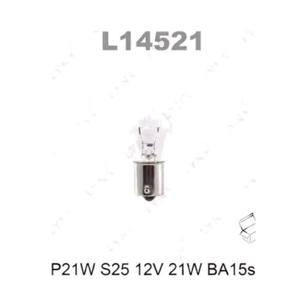 Лампа 12V P21W BA15S LYNXauto