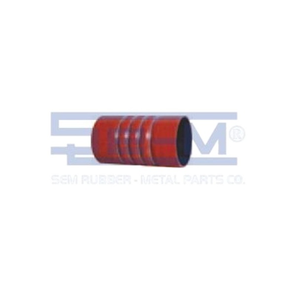Патрубок интеркулера! красный (р) D=90mm L=190mm\ RVI
