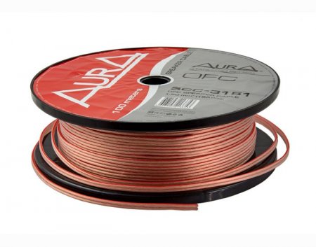 Кабель Акустический   AURA SCС-3151   медь (OFC), 2x1.5мм (16Ga), цена за 1 метр (100метров)