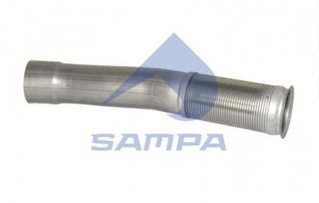 Труба глушителя MB Actros L=770mm с гофрой