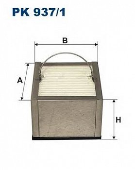 фильтр топливный [75x75x54 для сепаратора без подогрева]
