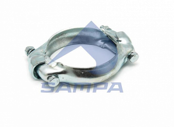 Хомут D129мм глушителя RVI Premium/Kerax