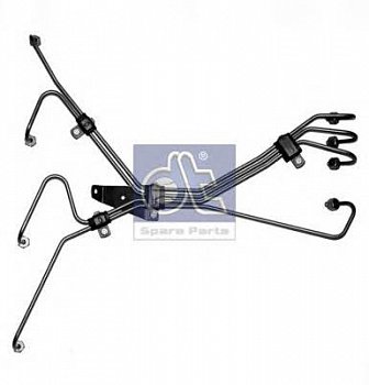 Трубки ТНВД Mercedes OM442A (комплект 4-шт) A422 070 54 33