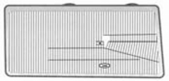 Стекло фары MB Omn0 301 060 164 RH прямоуг.O303/405/407/408