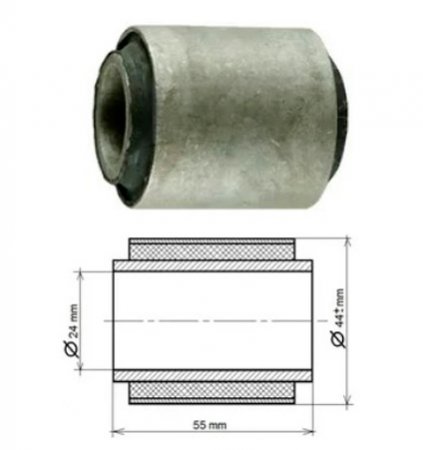 Сайлентблок амортизатора 24x44x55 ТОНАР