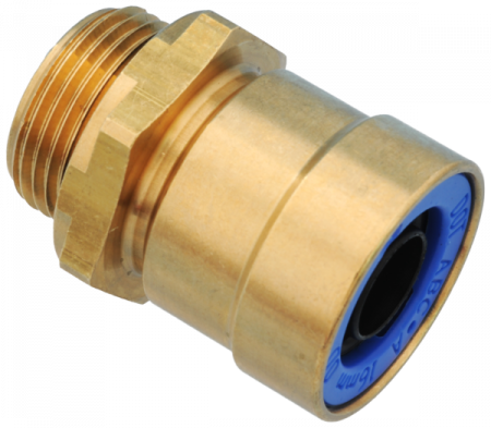 Соединитель (бронза) прямой / M22 - 16мм