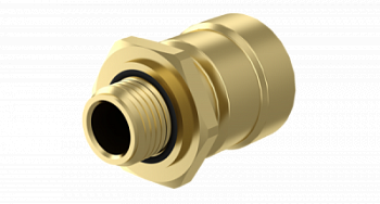 Соединитель (бронза) прямой / M16 - 16мм