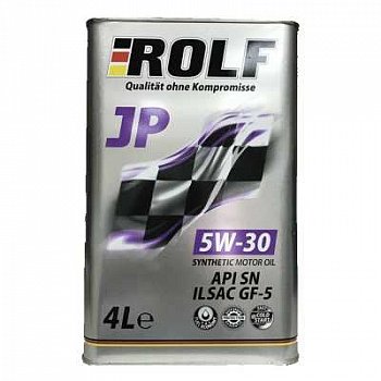 Масло мот. 5W30 ROLF JP SAE ILSAC CF5/API SN 4л синтетическое
