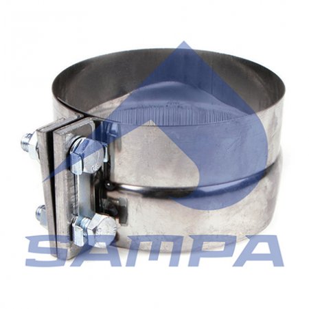 Хомут D127-132мм глушителя (ступенчатый) VO