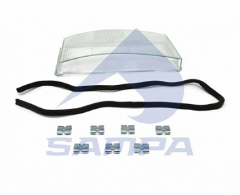 Стекло фары правой SCANIA 4