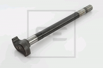 Вал тормозной. левый (S); (L=634 [589] мм; ?38 мм; шлицы-10); RS/RSM/RZ/RZM 8442/11242