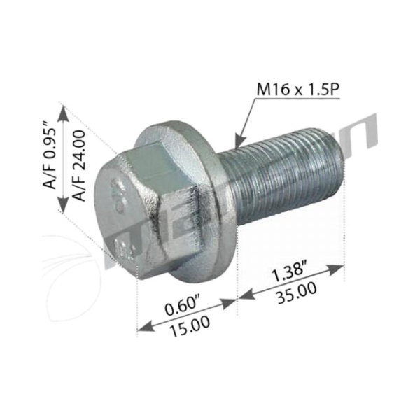 Болт M16x30x1.5 MB