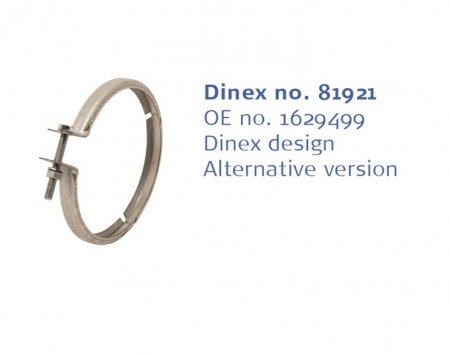 Хомут D127-140мм трубы глушителя Volvo FH12/16 усиленный