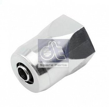 Соединитель (бронза) гайковый наконечник / M14 - 08 мм