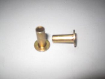 Заклепки 6,35x15,9 (L10) сталь, трубчатые (100 шт, прямая)