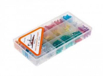 Предохранители "стандарт" в пласт.коробке с экстрактором (180шт. 5-30А)