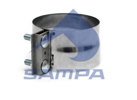 Хомут D114-119мм глушителя (ступенчатый) VO