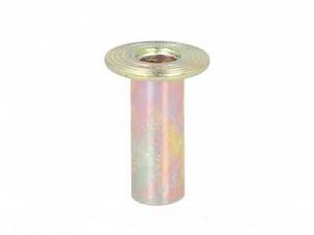 Заклепки 8x20 сталь, трубчатые (100 шт, прямая)