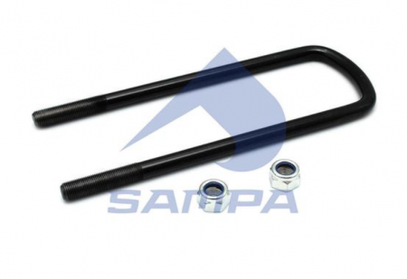 Стремянка рессоры M16x82x300 MB задняя с гайками