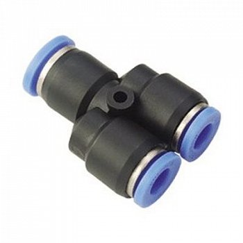Фитинг (пластик) Y-образный / d 06 - 06 - 08 мм