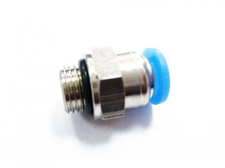 Соединитель (синий колпачок) прямой / M12 - 06мм