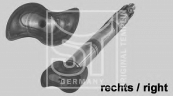 Вал тормозной BPW L=673 [557.5] R