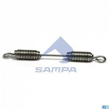 Пружина тормозная возвратная 262x25x4 BPW