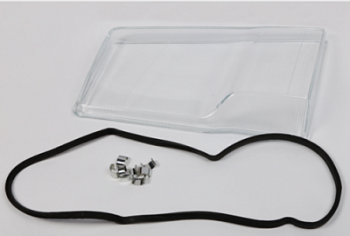 Стекло фары правой Volvo косоглазая