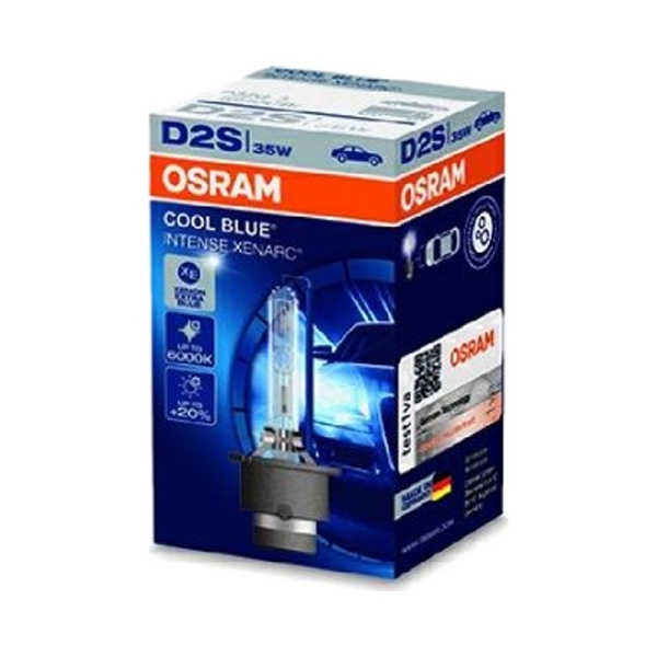 Лампа 24V D2S XENON  +20% больше света голубовато-белый 5500K 35W P32d-2