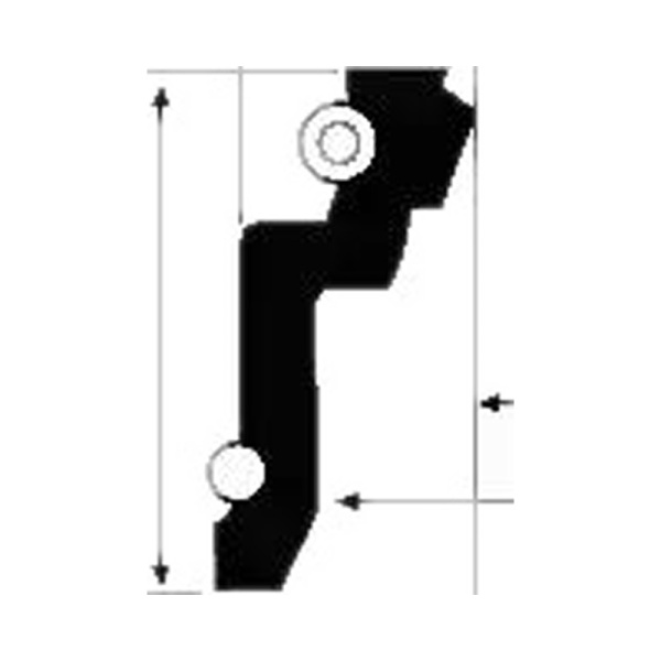 колпачки маслосъемные! 8x12x8.8/14.5 (1)\Nissan Bluebird/Laurel 2.0D/2.8D