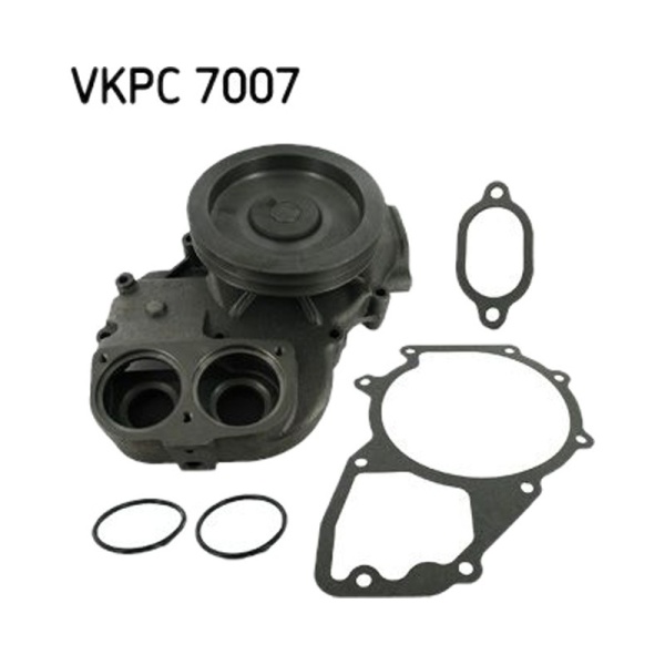 Насос водяной  МAN D2865/D2866/D2876, крыльчатка d=135мм (без ретардера)