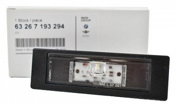 Светодиодн.фонарь подсветки номерн.знака BMW